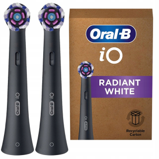 ORIGINÁLNA ELEKTRICKÁ ZUBNÁ KEFKA ORAL-B iO ŽIARAJÚCA BIELA ČIERNA